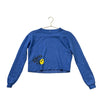 Girls Do Too Blue Smiley Sweatshirt - Size S 7-8