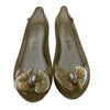 Mini Melissa x Barbie Gold Shoes - Size 3