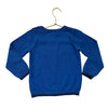 Purebaby Blue & Yellow School Bus Cotton Sweater - Size 4