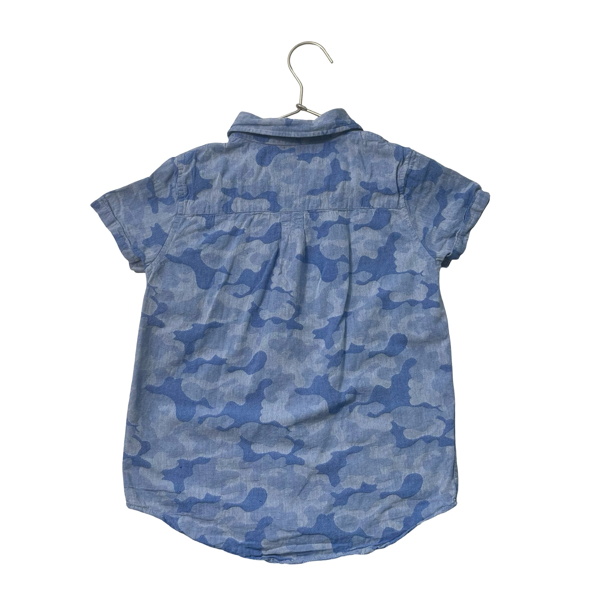 Rockets of Awesome Chambray Camouflage Button Down Shirt - Size 6 Estimated