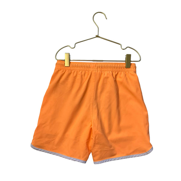 Rugged Butts Orange Swim Shorts - Size 8
