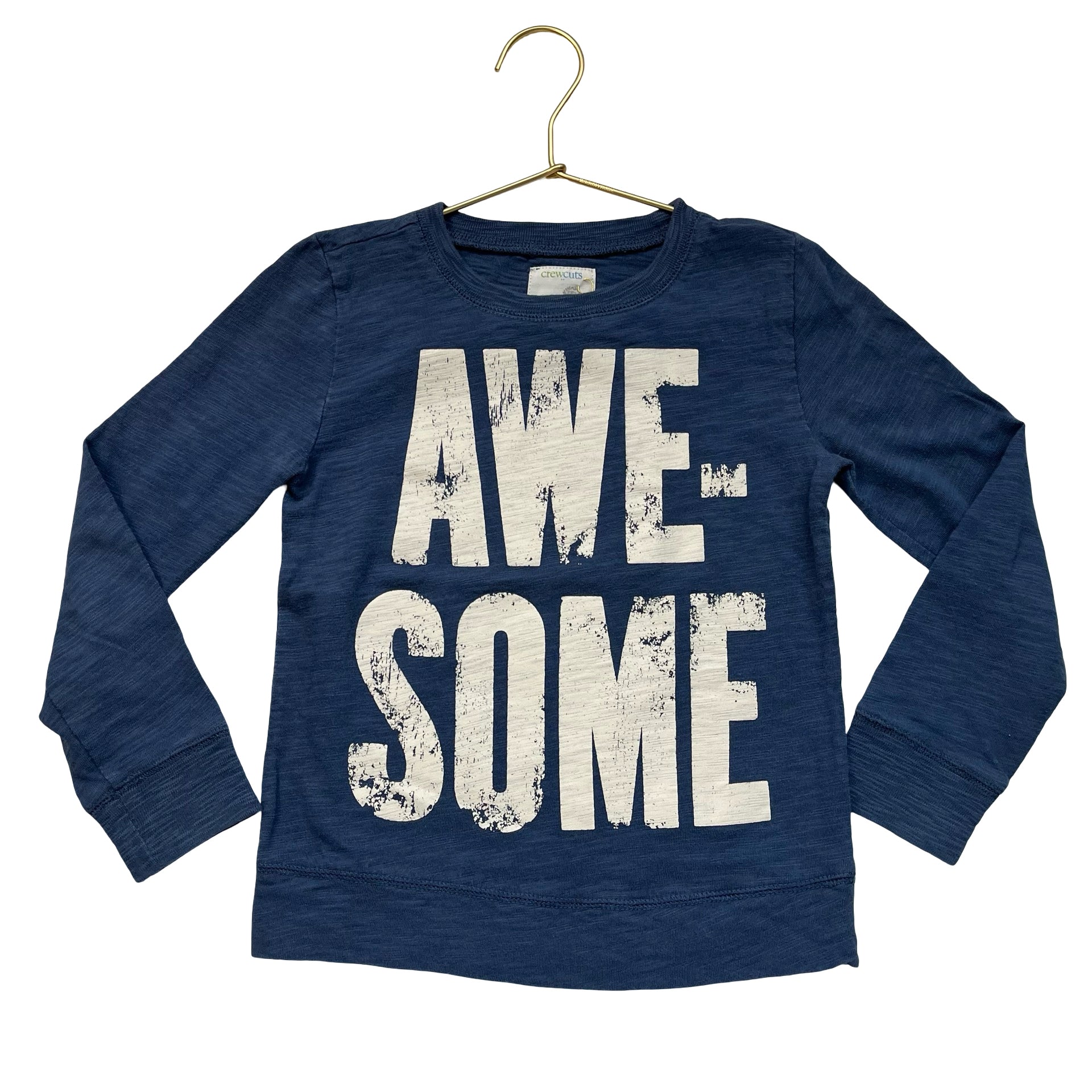 Crewcuts Blue 'Awesome' Shirt - Size 4-5