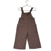 Zara Brown Knit Embroidered Overalls - Size 2