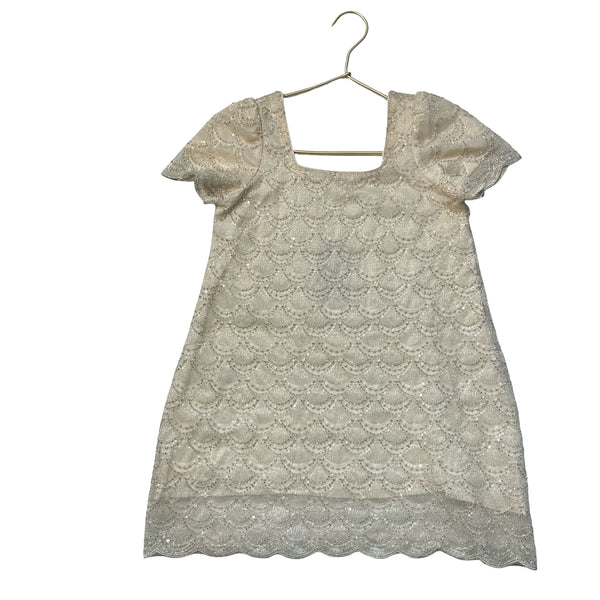 Noralee Ivory Lace & Beaded Dress - Size 8