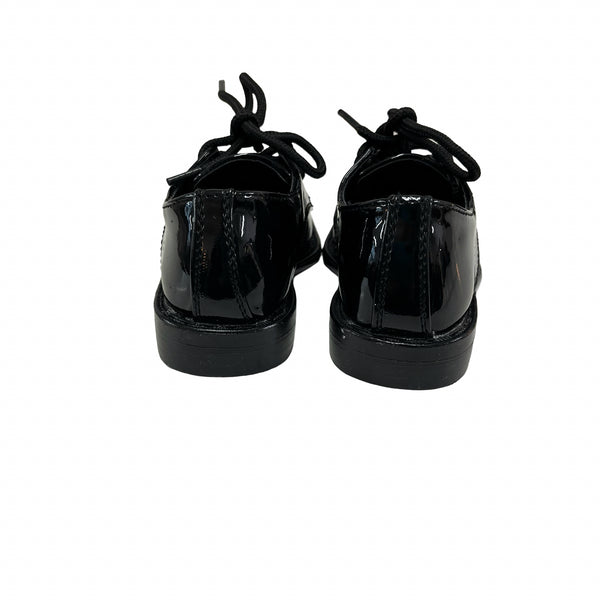 Tip Top Black Patent Tuxedo Shoes in Box - Size 5