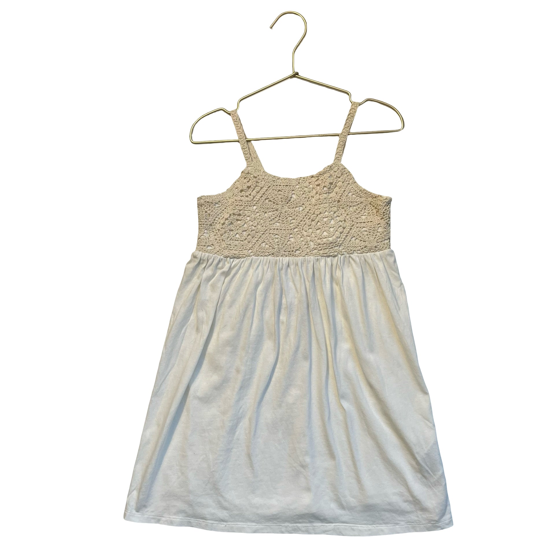 H&M Ivory Crochet Dress - Size Size 5T-6
