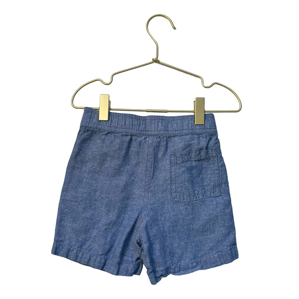 Janie and Jack Chambray Linen-Cotton Shorts - Size 4