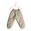Zara Ivory Quilted Joggers - Size 2/3