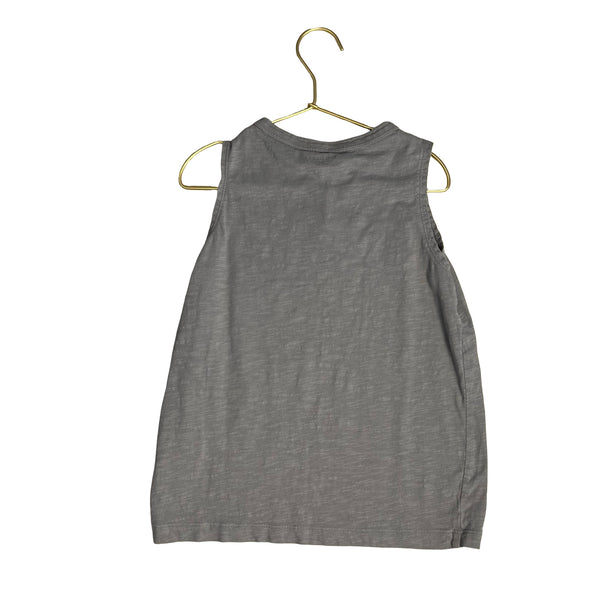 Old Navy Gray 'Blaze Trails' Tank Top - Size S 6-7
