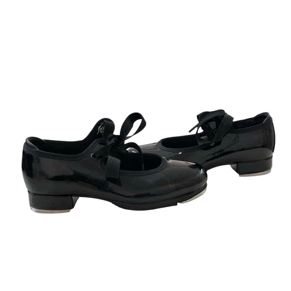 Bloch Black Patent Tap Shoes in Box - Size 9