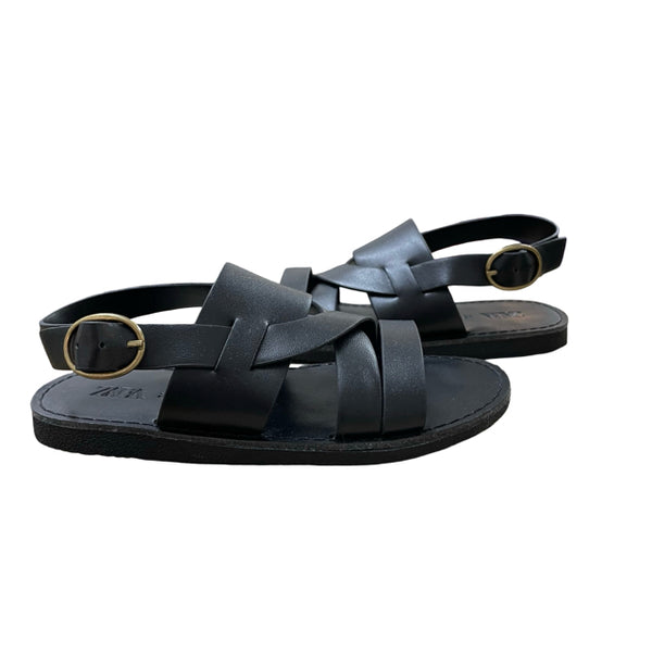 Zara Black Sandals - Size 26 (9.5)