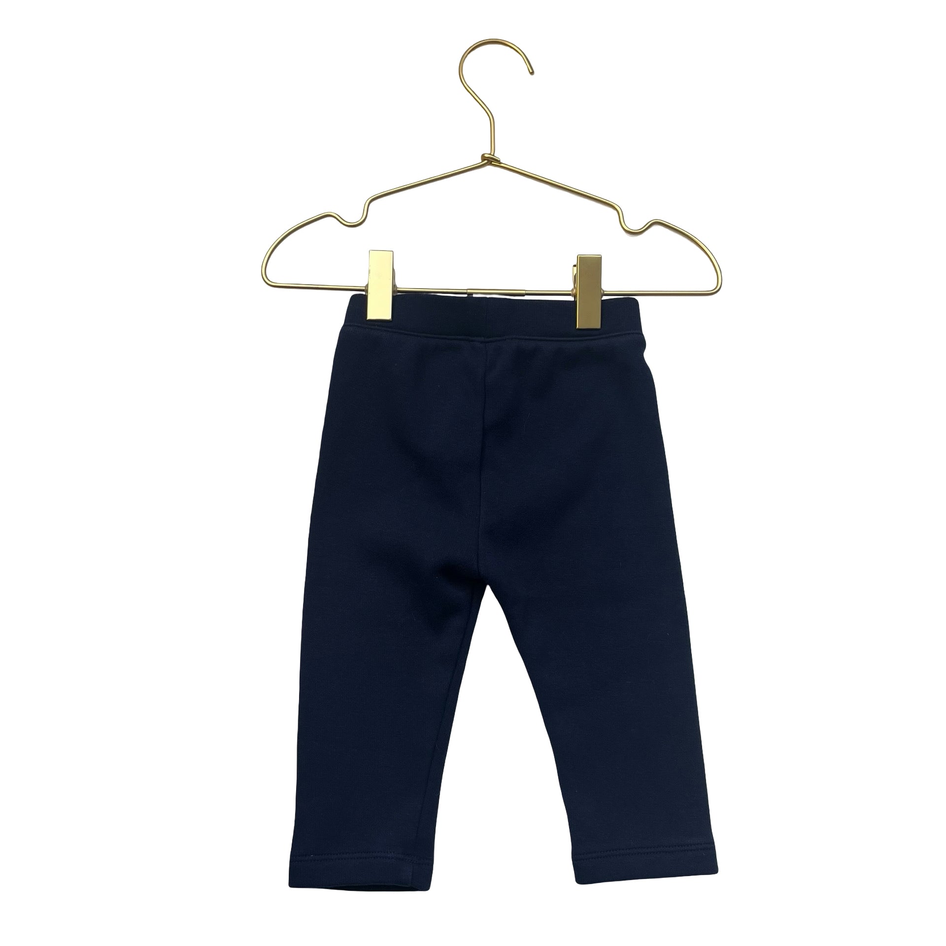 Baby Gap Fleece-Lined Navy Leggings - Size 12-18 Mo
