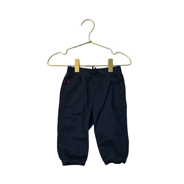 Ralph Lauren Navy Chino Joggers - Size 6 Mo