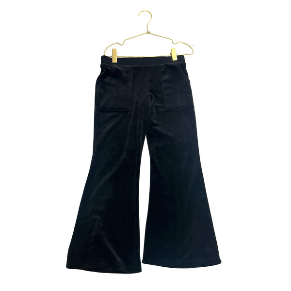 Art Class Black Velour Flare Pants - Size S 6-7