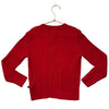 Brooks Brothers Red Cotton Cable-Knit Sweater - Size 6Y