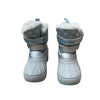 Dream Pairs Silver & Blue Snowflake Print Winter Boots - Size 10