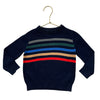 Baby Gap Navy & Multi-Color Striped Cotton Sweater - Size 2