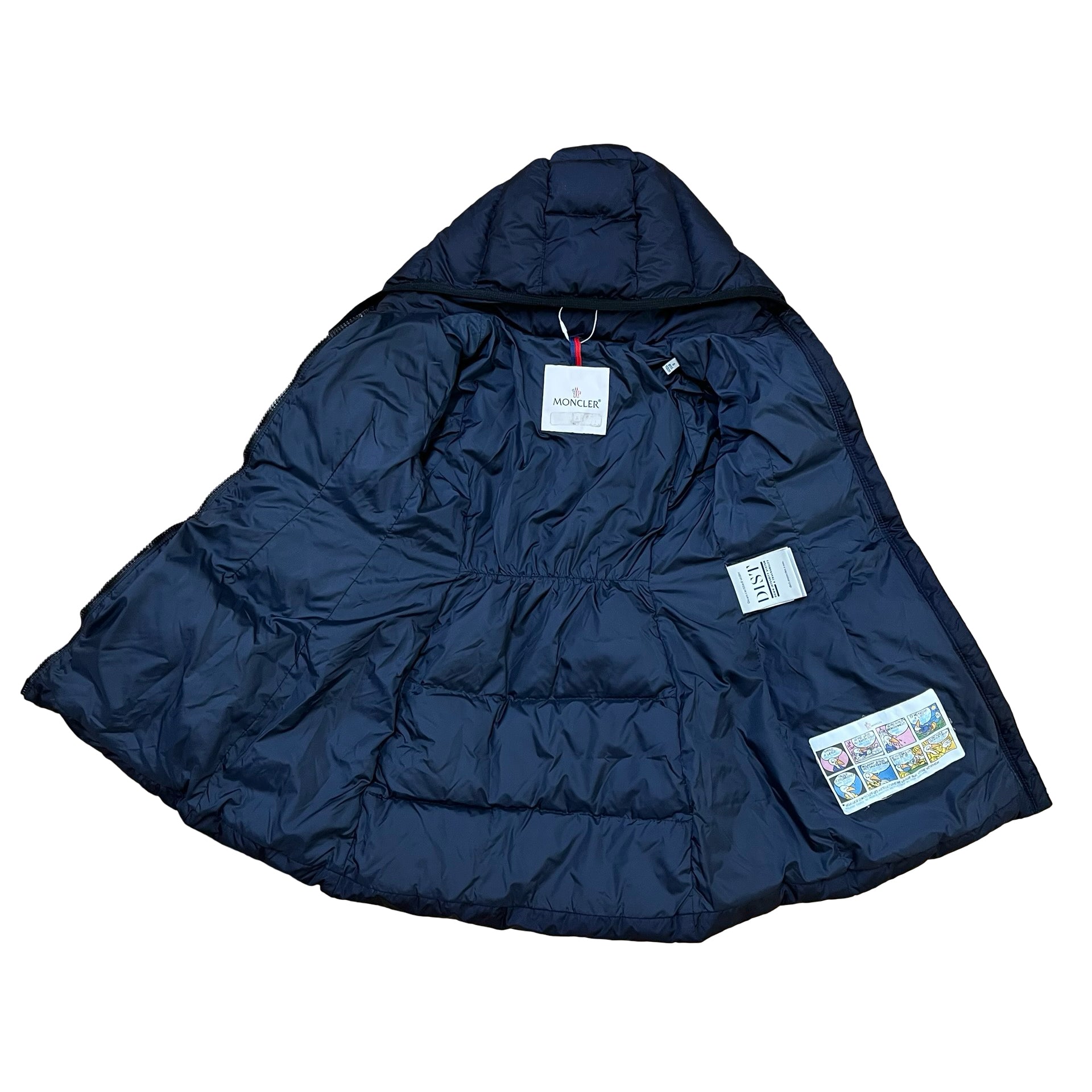 Moncler Navy Puffer Coat - Size 5