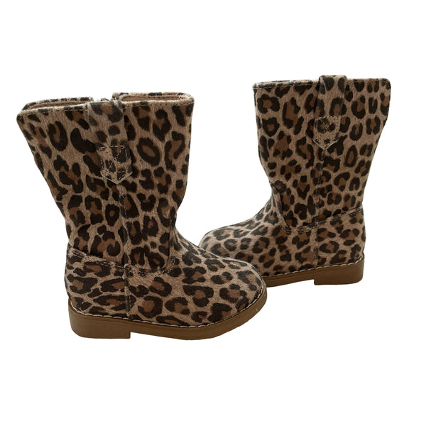 Tucker & Tate Leopard Print Tall Boots - Size 5