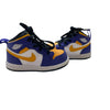 Nike Air Jordan Purple, Yellow, White Sneakers - Size 6C