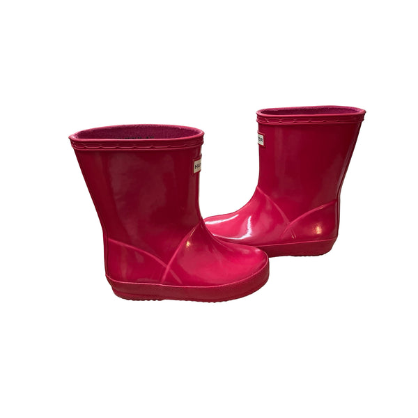 Hunter Pink Rain Boots - Size US 8G/7B (UK 6, EU 23)