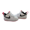 Nike Court Borough Low White & Black Glitter Sneakers - Size 4C