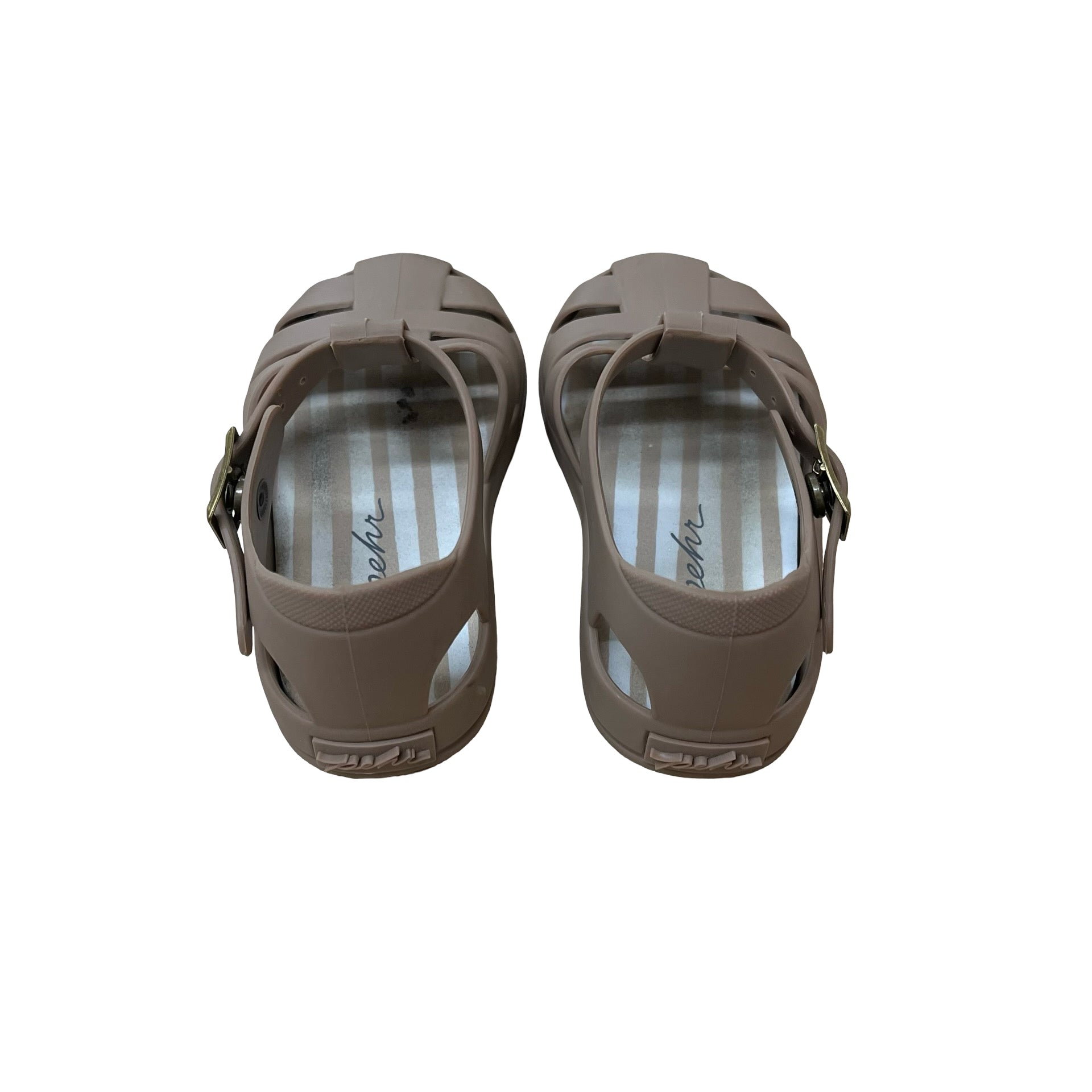 Pehr Brown Closed-Toe Sandals - Size 7