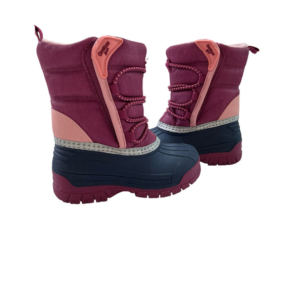 OshKosh Dark Pink & Navy Winter Boots - Size 5