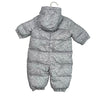 Baby Gap Gray Fleece-Lined Puffer Bunting - Size 0-6 Mo