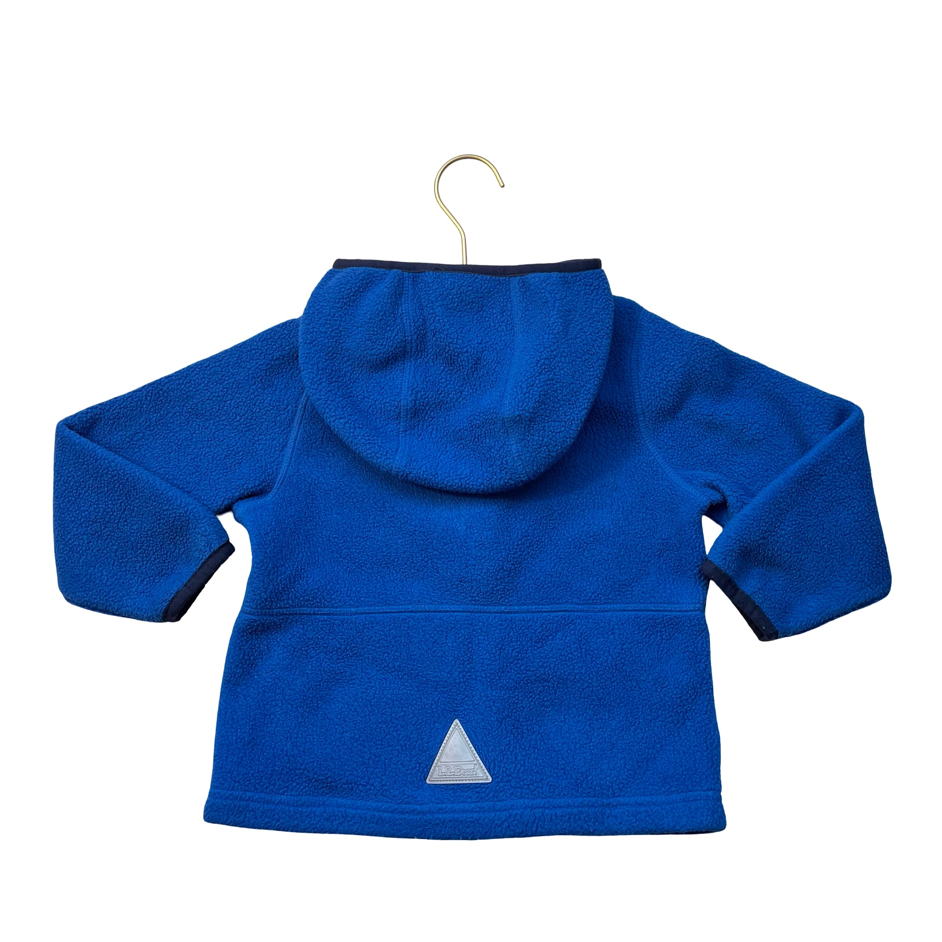 L.L.Bean Blue Fleece Hooded Jacket - Size 4T