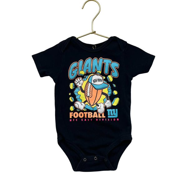 NFL New York Giants Black & Colorful Onesie - Size 6-9 Mo