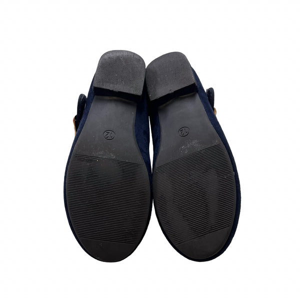 Hehainom Navy Faux Suede Shoes - Size 12