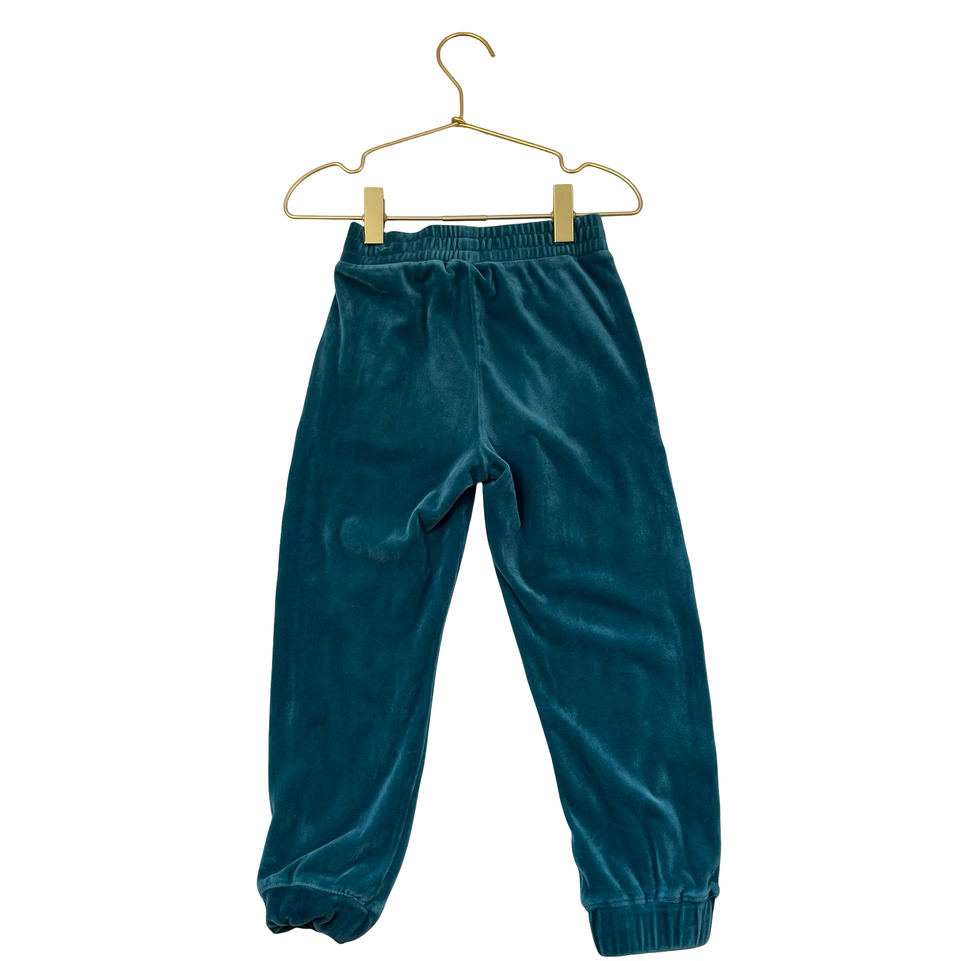 Levi's Teal Velour Joggers, Lavender Stripes - Size 4T
