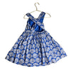 Mini Boden Blue & White Shell Print Dress - Size 5-6Y