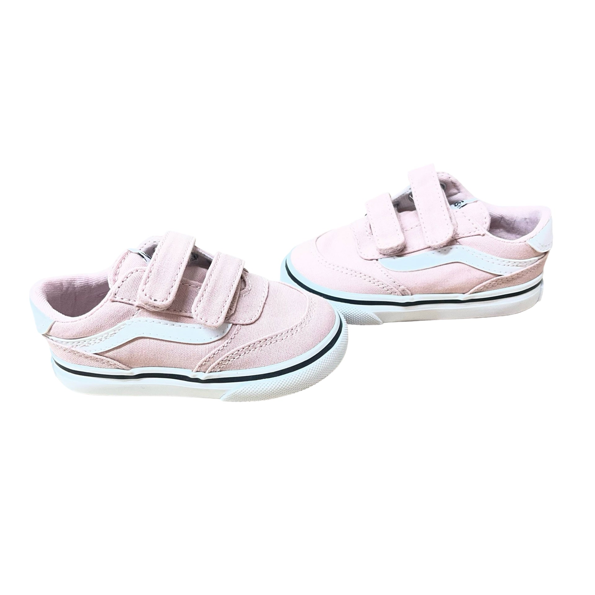 Vans Dusty Pink Velcro Sneakers - Size 6