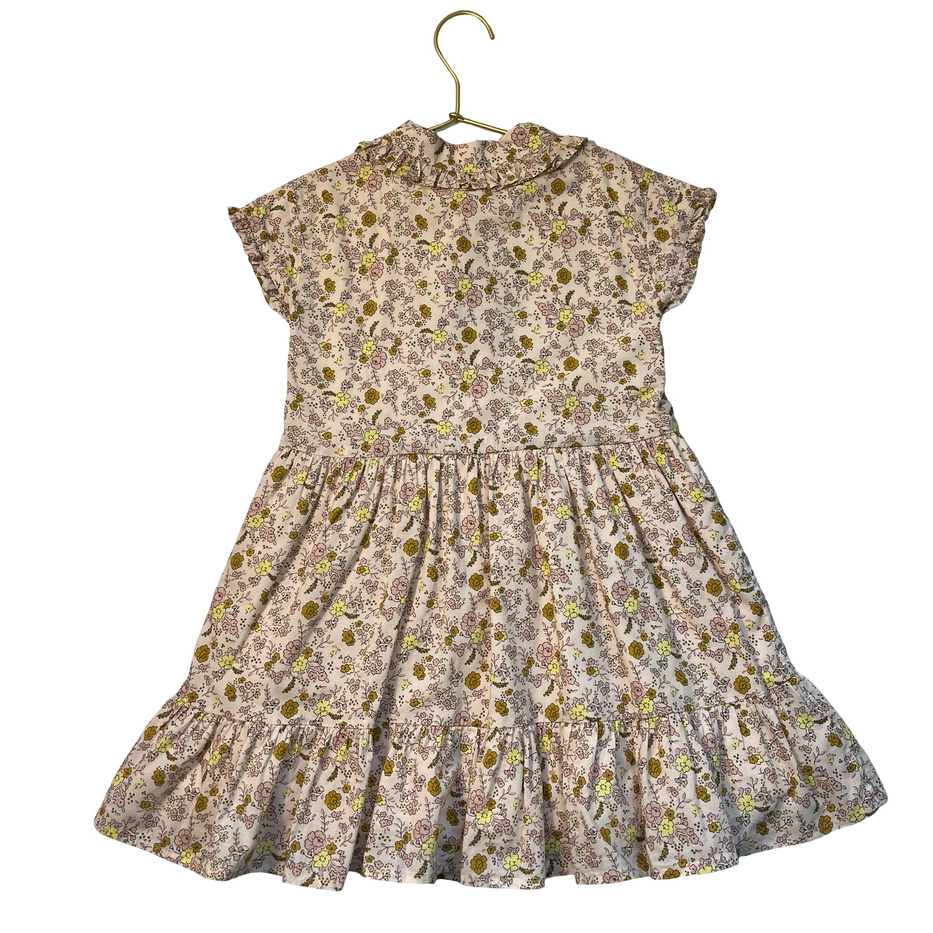 Louis Louise Peach Floral Shirt Dress - Size 6