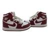 Nike Air Jordan Burgundy & White High Top Sneakers - Size 8C