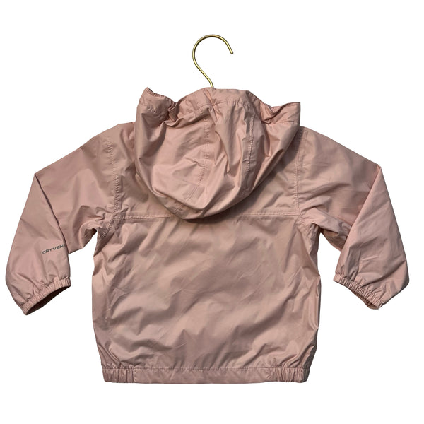 North Face Pink Hooded Windbreaker Jacket - Size 6-12 Mo