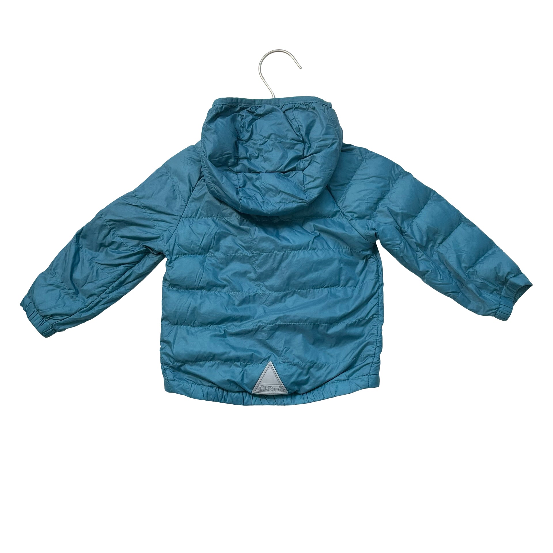 L.L.Bean Teal Hooded Lightweight Puffer Jacket - Size 12-18 Mo