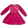 Crewcuts Pink Crushed Velvet Dress - Size 7