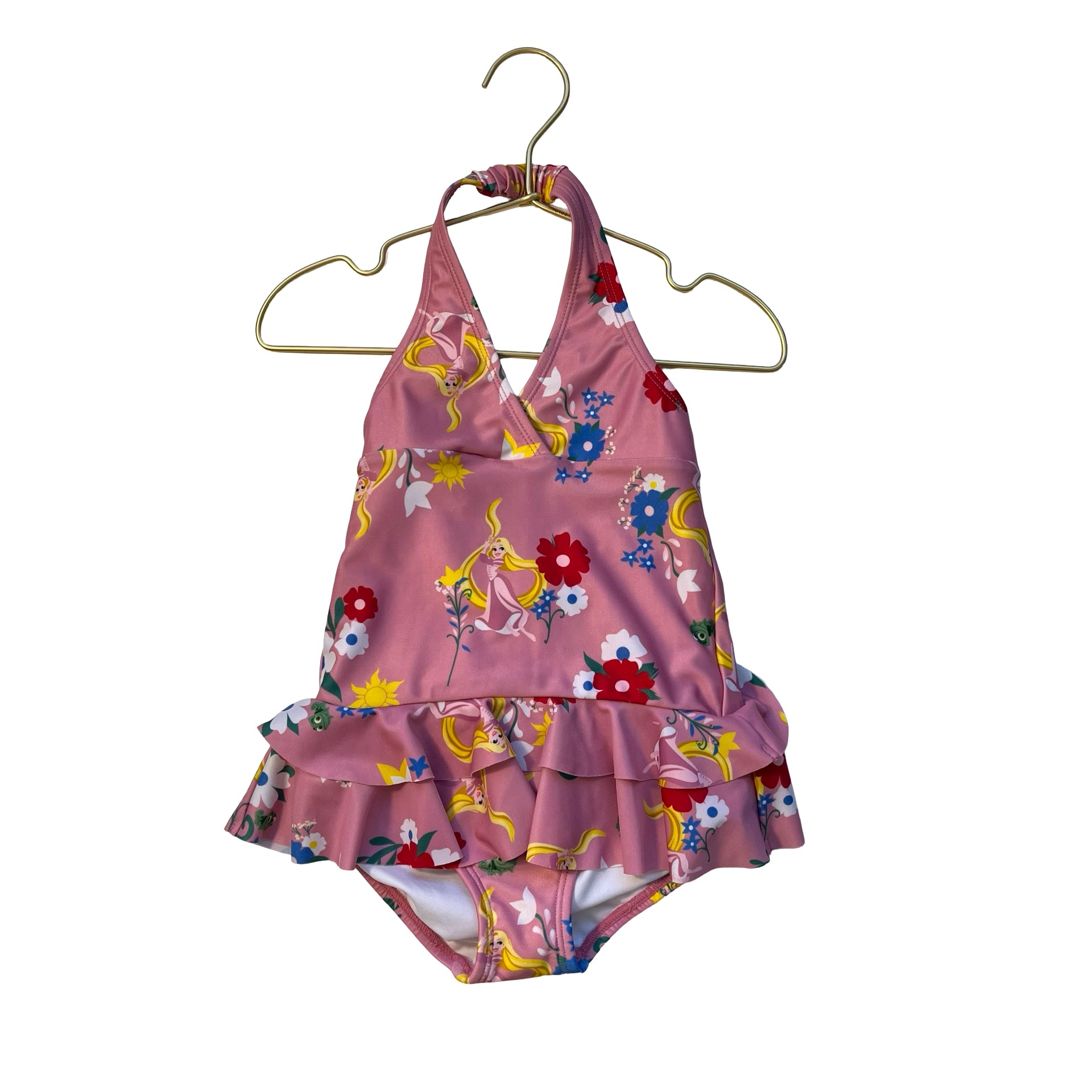 Hanna Andersson x Disney Pink Rapunzel Swim Suit - Size 3