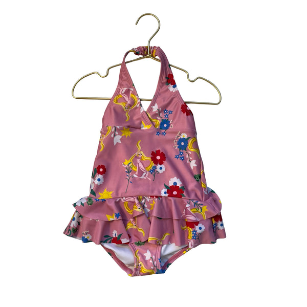 Hanna Andersson x Disney Pink Rapunzel Swim Suit - Size 3
