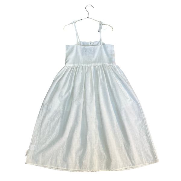 Piupiuchick Ivory, Yellow, Green, Orange Striped Dress - Size 8Y