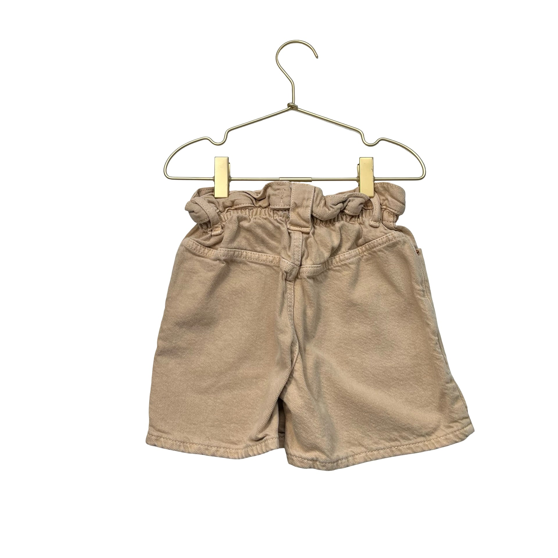 Zara Tan Denim Shorts - Size 8