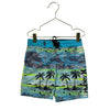 Hurley Palm Tree & Graffiti Print Unlined Board Short Swim Suit - Size 5
