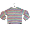 H&M Pastel Ombre Chenille V-Neck Cardigan Sweater - Size 8-10