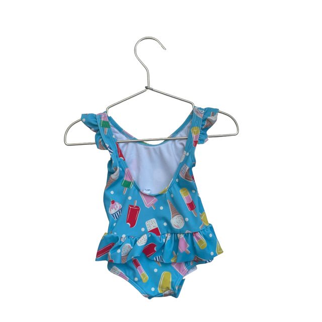 Baby Boden Blue Ice Cream Swim Suit - Size 3 - 6 Mo - Bounce Mkt