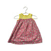 Baby Boden Pink Floral & Yellow Striped Dress - Size 6 - 12 Mo - Bounce Mkt