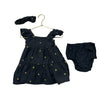 Baby Gap Black & Gold Butterfly Dress, Bloomers & Headband - Size 12 - 18 Mo - Bounce Mkt
