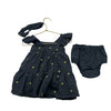 Baby Gap Black & Gold Butterfly Dress, Bloomers & Headband - Size 12 - 18 Mo - Bounce Mkt